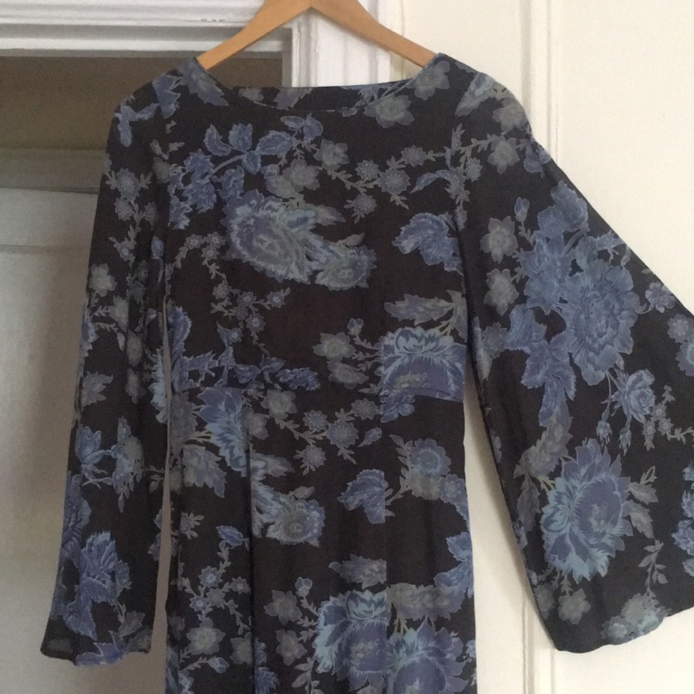 Free People Flower Print Dress Hippy Chic! NWOT
